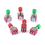 6PCS Ac 2A 250V/5A 120V 6MM Pins Momentary Push Button Switch Dpdt No Nc.... Fixed Price $17.88.