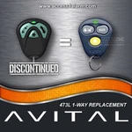Avital 473L Green 3-BUTTON Remote Control Replacement Directed 473T EZSDEI474S. Fixed Price $49.99.