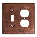 Monarch Pure Copper Hammered Single Switch / 5.8IN Diameter, Black Flame. Fixed Price $21.82.