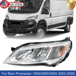 For Ram Promaster 2023-2026 Halogen Headlight Headlamp Driver Left Assembly. Fixed Price $184.99.