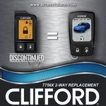 Clifford 7756X 2-WAY Lcd Replacement The New Color Viper 7957V. Fixed Price $189.99.