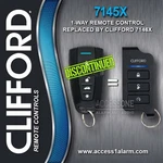 Clifford 7146X 1-WAY Remote Control Discontinued 7145X EZSDEI7141. Fixed Price $49.99.