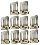 10 Lot Install Bay Psbl Car Alarm Pin Switch Mounting Brackets - Angle. Fixed Price $23.95.