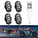 Wireless Led Strobe Lights Remote Control 8 Color Rechargeab Car Bike Motorcycle. Fixed Price $22.79.