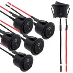 Round Rocker Switch, 6 Pcs Mini 12 Volt On Off Toggle W.... Fixed Price $11.91.