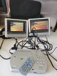 Dual Screen Portable Dvd Player Mobile Video System Car Headrest Monitors. Fixed Price $66.75.
